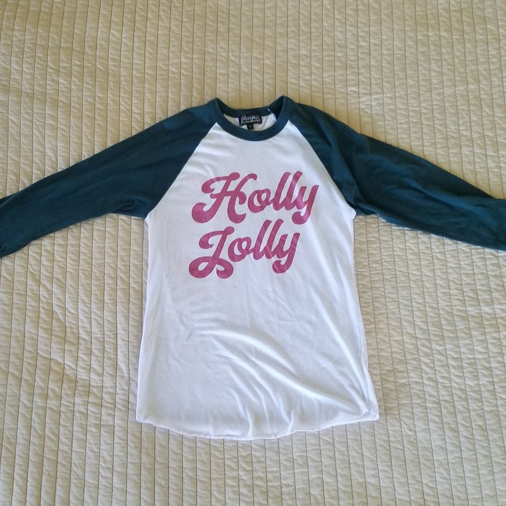 Holly Jolly Raglan Tee